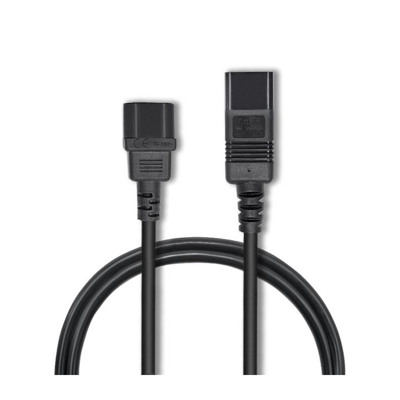 Kabel zasilający Qoltec IEC C14/C19 | 3x1.5mm2 | 2m | PartsPC.pl