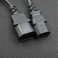 Kabel zasilający Qoltec IEC C14/C19 | 3x1.5mm2 | 2m | PartsPC.pl