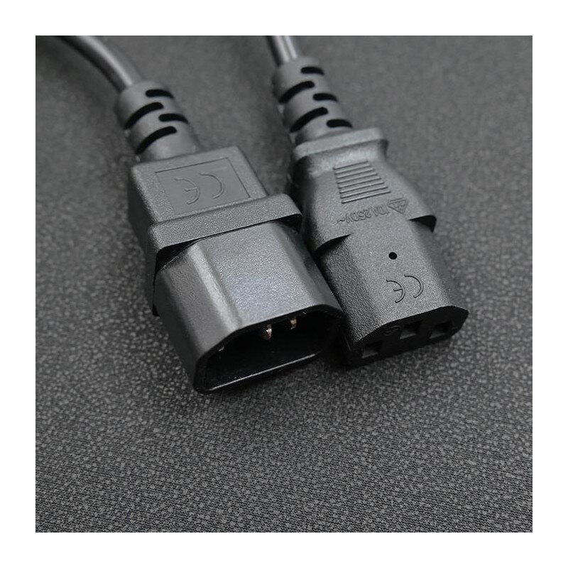 Kabel zasilający Qoltec IEC C14/C19 | 3x1.5mm2 | 2m | PartsPC.pl