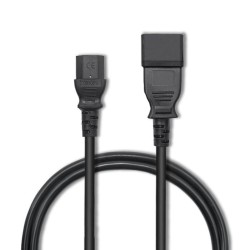 Kabel zasilający Qoltec IEC C20/C13 | 3x1.5mm2 | 1.2m | PartsPC.pl