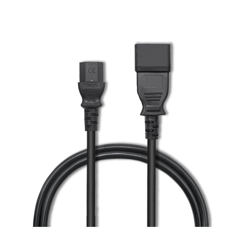 Kabel zasilający Qoltec IEC C20/C13 | 3x1.5mm2 | 1.2m | PartsPC.pl