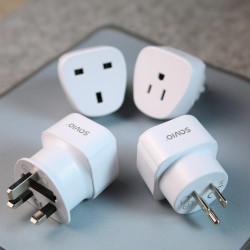 Adapter podróżny Savio AP-04 gniazdo EU-wtyk UK