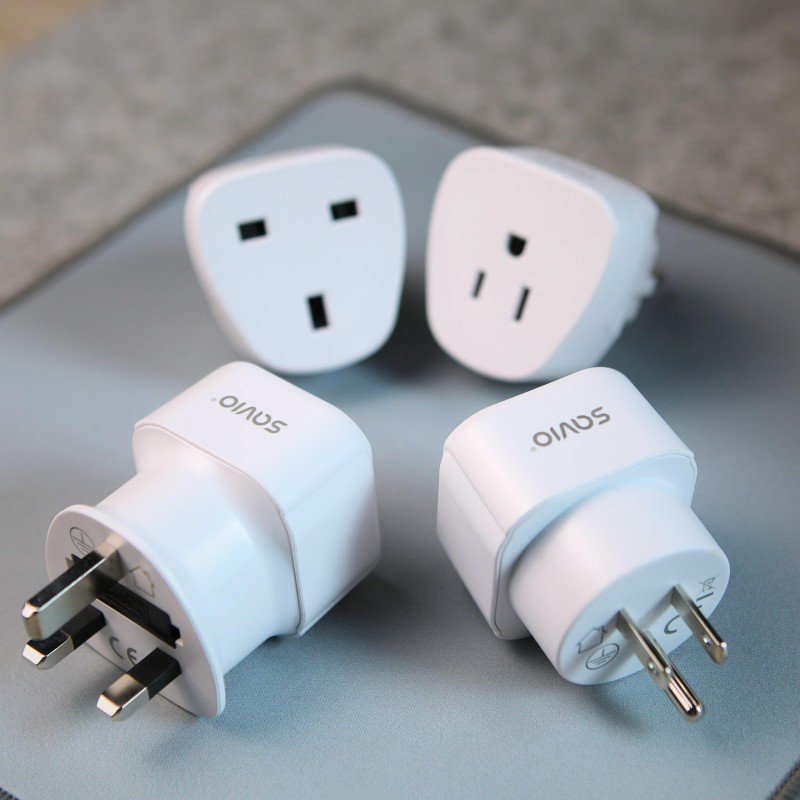 Adapter podróżny Savio AP-04 gniazdo EU-wtyk UK
