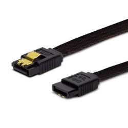 Kabel SATA III SAVIO GAK-06 0,5m, oplot czarny, prosty, złot… | PartsPC.pl