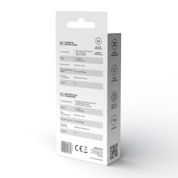 Kabel USB SAVIO CL-174, USB-C do USB-C, z wyświetlaczem cyfrowym, 1m,