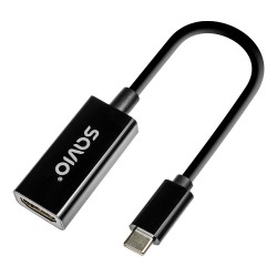 Kabel adapter Savio AK-79 USB-C (M) - HDMI (F) 30Hz, plastik