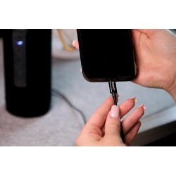 Kabel adapter Savio CL-187 USB-C do Mini Jack 3.5mm 1m | PartsPC.pl