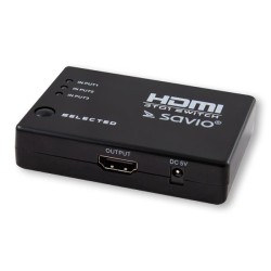 Switch HDMI 3 porty + pilot Savio CL-28