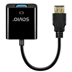 Kabel adapter HDMI-VGA Savio AK-75 | PartsPC.pl