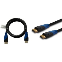 Kabel HDMI Savio CL-07 3m, oplot nylonowy, złote końcówki, v… | PartsPC.pl