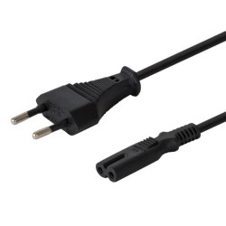 Kabel zasilający SAVIO CL-100 2pin, 1,8m | PartsPC.pl