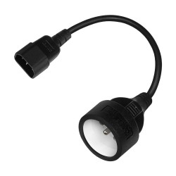 Adapter zasilania Savio CL-180 IEC C14 - CEE 7/5 (E) 0,15m… | PartsPC.pl
