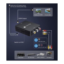 Konwerter Techly AV Composite video i audio 3x RCA na HDMI 1… | PartsPC.pl