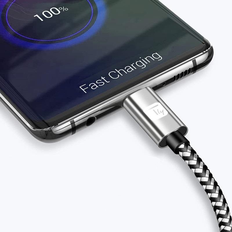 Kabel Techly USB 2.0 USB-A na USB-C 1m M/M 3A | PartsPC.pl