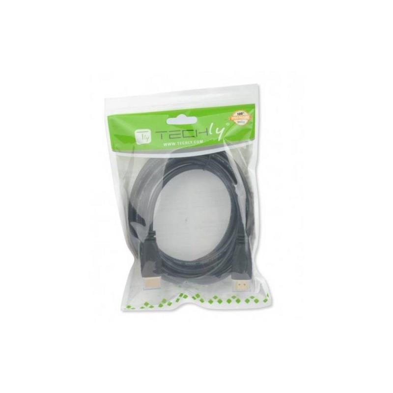 Kabel HDMI Techly HDMI-HDMI 2.0 M/M Ethernet 3D 4K, 6m, czar… | PartsPC.pl