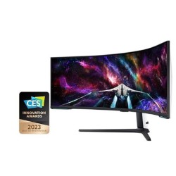 Monitor 57 cali G95NC VA 7680x2160 DUHD 32:9 3xHDMI 1xDP 2xUSB 3.0 KVM 1ms 240Hz HAS Gaming zakrzywiony 3Yd2d