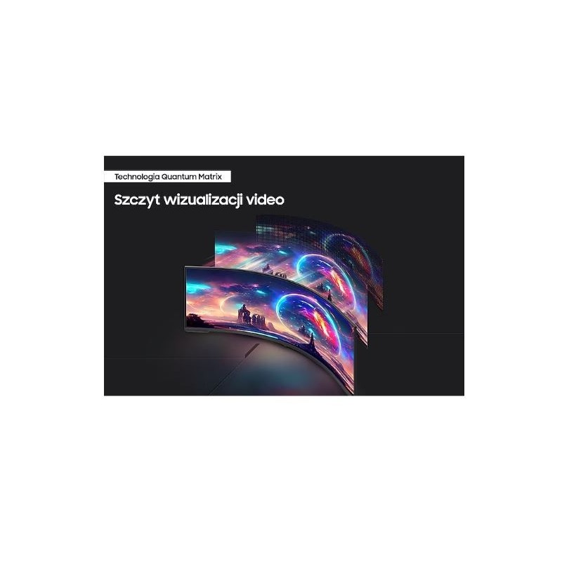 Monitor 57 cali G95NC VA 7680x2160 DUHD 32:9 3xHDMI 1xDP 2xUSB 3.0 KVM 1ms 240Hz HAS Gaming zakrzywiony 3Yd2d