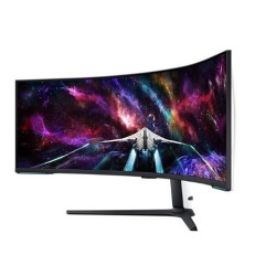 Monitor 57 cali G95NC VA 7680x2160 DUHD 32:9 3xHDMI 1xDP 2xUSB 3.0 KVM 1ms 240Hz HAS Gaming zakrzywiony 3Yd2d