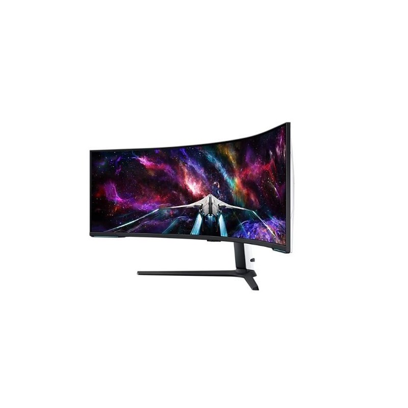 Monitor 57 cali G95NC VA 7680x2160 DUHD 32:9 3xHDMI 1xDP 2xUSB 3.0 KVM 1ms 240Hz HAS Gaming zakrzywiony 3Yd2d
