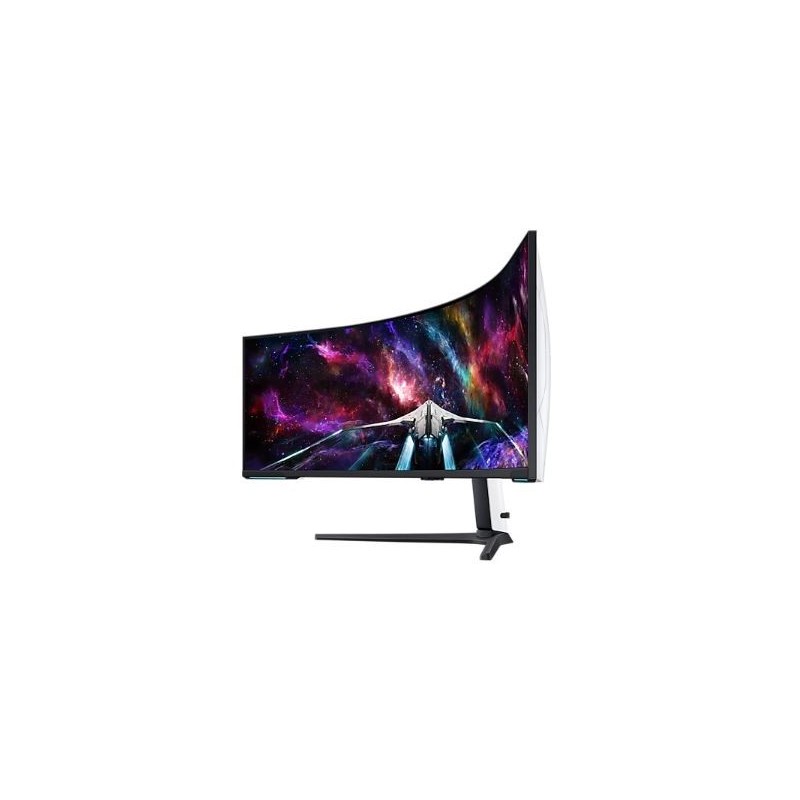 Monitor 57 cali G95NC VA 7680x2160 DUHD 32:9 3xHDMI 1xDP 2xUSB 3.0 KVM 1ms 240Hz HAS Gaming zakrzywiony 3Yd2d