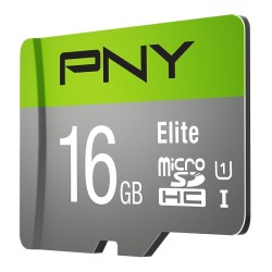 Karta pamięci microSDHC Elite 16GB P-SDU16GU185GW-GE | PartsPC.pl
