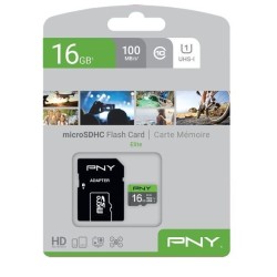 Karta pamięci microSDHC Elite 16GB P-SDU16GU185GW-GE | PartsPC.pl