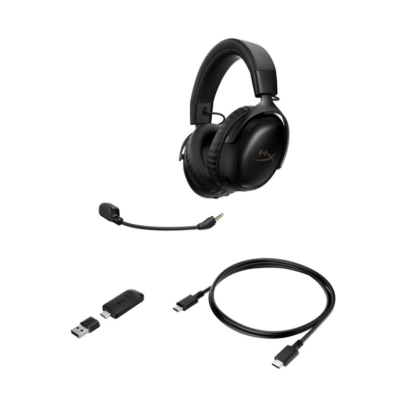 Słuchawki HyperX Cloud III bezprzewodowe czarne gaming A59YZ… | PartsPC.pl
