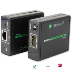 Extender HDMI Techly EXT-E70 po skrętce Cat. 6/6a/7, do 60m, Full HD 3D,