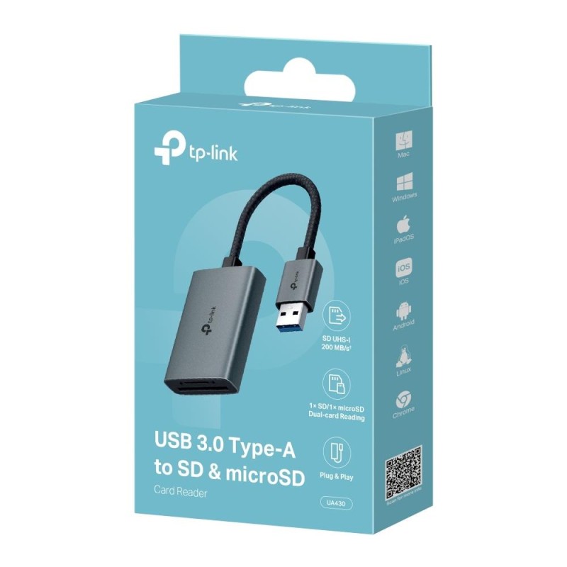 Kabel adapter TP-Link UA430 USB-A - SD/microSD | PartsPC.pl