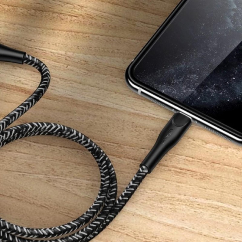 Kabel USB Usams U41 USB-C 1m czarny | PartsPC.pl