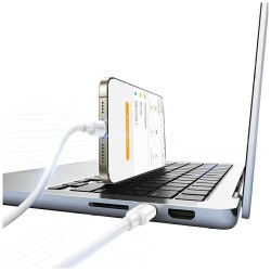 Kabel USB Usams U90 USB-C 1m 60W Fast Charge biały | PartsPC.pl