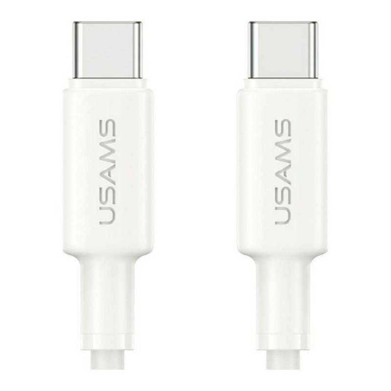 Kabel USB Usams U90 USB-C 1m 60W Fast Charge biały | PartsPC.pl