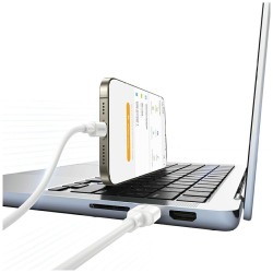 Kabel USB Usams U90 USB-A/USB-C 1m 3A biały | PartsPC.pl