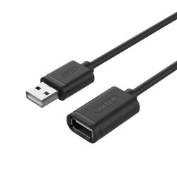 Przedłużacz USB 2.0 Unitek Y-C447GBK AM-AF 0,5m | PartsPC.pl
