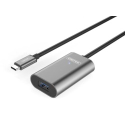 Unitek U304A wzmacniacz sygnału USB-C na USB(A) 5M | PartsPC.pl