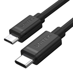 Kabel USB Unitek Y-C473BK USB 2.0 Typ-C (M) - micro USB B (M… | PartsPC.pl