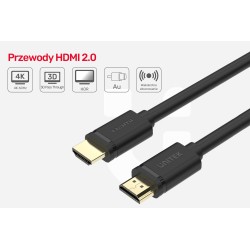Kabel HDMI Unitek Y-C137M v2.0 M/M BASIC 1,5m | PartsPC.pl