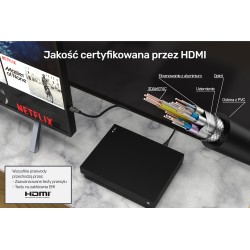 Unitek Certyfikowany przewód HDMI 2.0 1,5m C1047GB