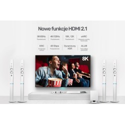 Kabel HDMI Unitek C138w v2.1 8K, UHD, 120Hz M/M 2m - HDMI | PartsPC.pl