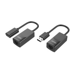 Unitek Y-UE01001 przedłużacz USB po skrętce 60m | PartsPC.pl