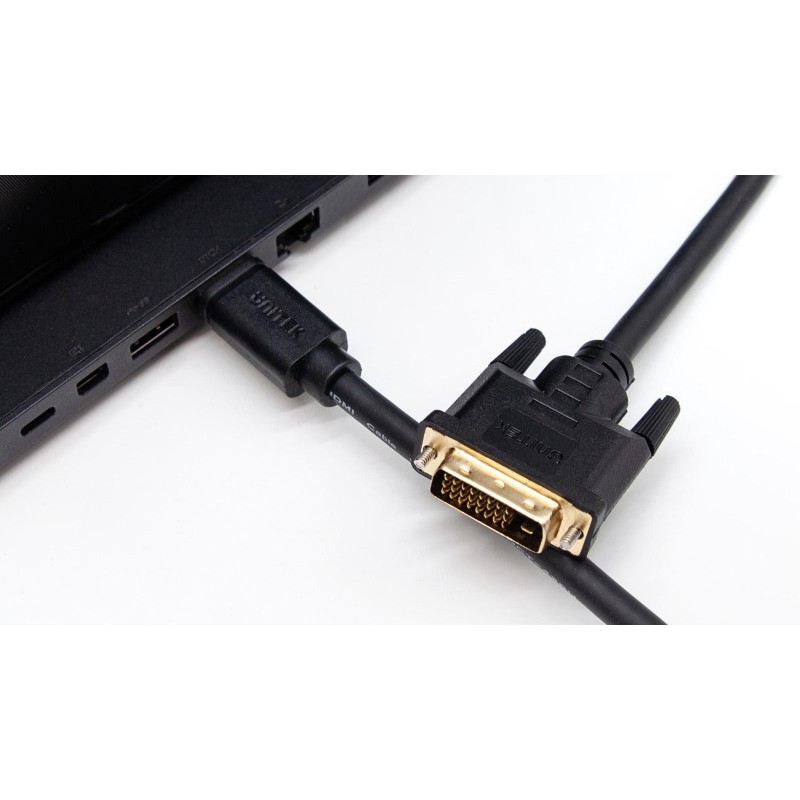Kabel adapter Unitek C1271BK-2M Dwukierunkowy HDMI - DVI, ka… | PartsPC.pl