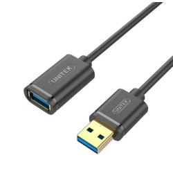 Kabel Unitek Y-C457GBK przedłużacz USB 3.0 AM-AF 1,0m | PartsPC.pl