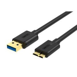 Kabel USB Unitek Y-C463GBK USB 3.0 microB/USB M/M 2m | PartsPC.pl