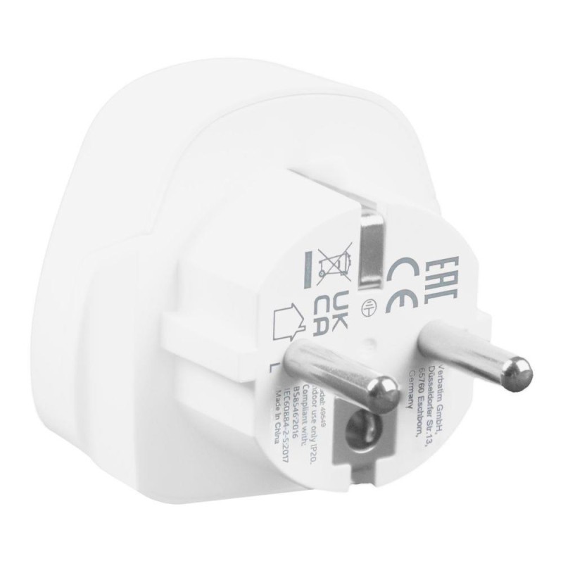 Adapter podróżny Verbatim WTEU-02 globalny-europejski | PartsPC.pl
