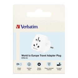 Adapter podróżny Verbatim WTEU-02 globalny-europejski | PartsPC.pl