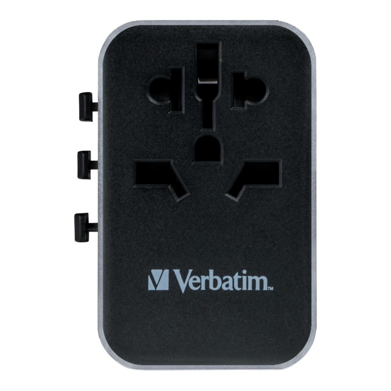 Adapter podróżny Verbatim UTA-04 globalny 1xUSB-C PD 61W QC … | PartsPC.pl