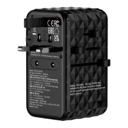 Adapter podróżny Verbatim UTA-10 GaN III globalny 2xUSB-C PD… | PartsPC.pl