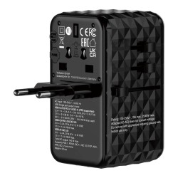 Adapter podróżny Verbatim UTA-10 GaN III globalny 2xUSB-C PD… | PartsPC.pl