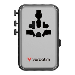 Adapter podróżny Verbatim Charge 'n' Travel GaN III globalny… | PartsPC.pl