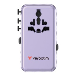 Adapter podróżny Verbatim Charge 'n' Travel GaN III globalny… | PartsPC.pl